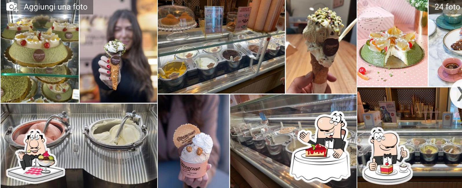 Mancuso Gelati Italiani 1920 a Firenze